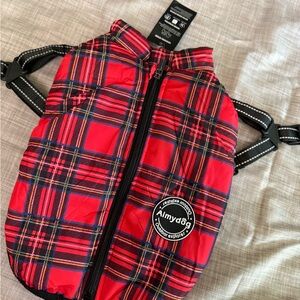 Warm Winter Coat, Fashion Sports Dog Jacket with Built-in Harness, Reflective S